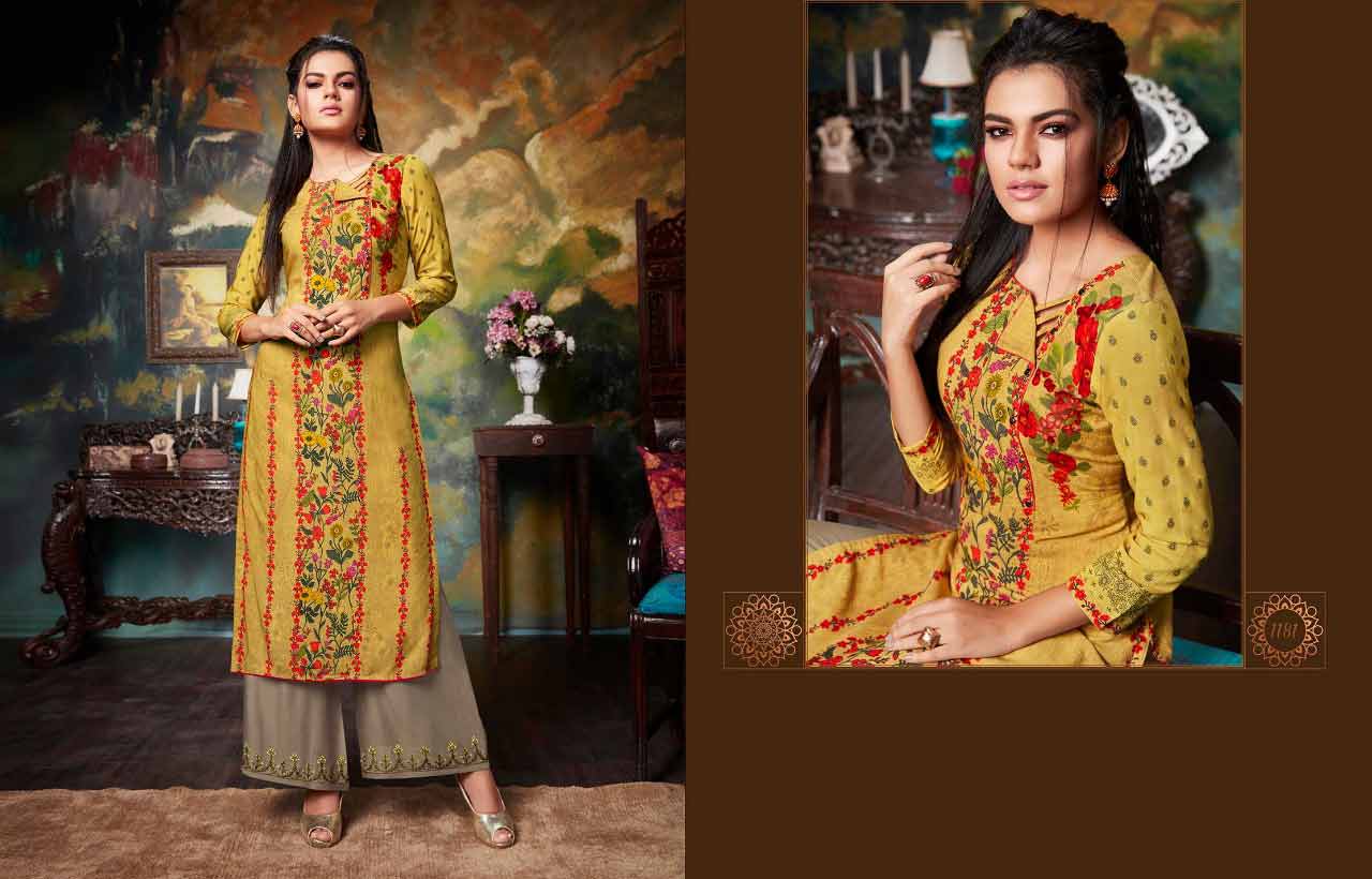 Kajree Fashion Chambor Vol 6 Kurti With Palazzo Catalog Kajree Fashion Chambor Vol 6 Kurti With Palazzo Catalog